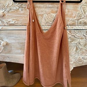 ✨Lulu’s Style is Key Loose Knit Tie-Strap Tank Top